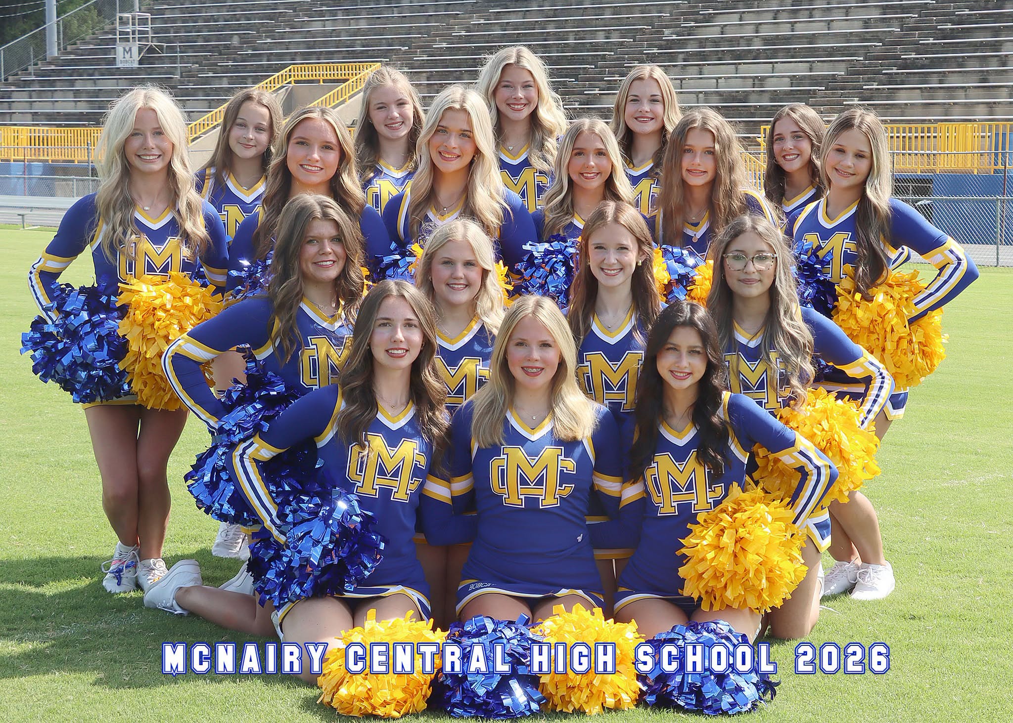 2026 MCHS Football Cheerleaders